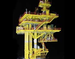 Malaysia-made offshore oil & gas platform installed by Petronas in Terengganu