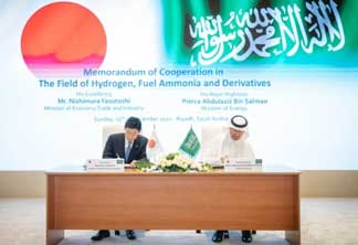 Japan/Saudi Arabia tie-up on clean energy