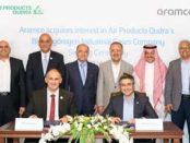 Aramco to acquire 50% stake in Air Products blue hydrogen company