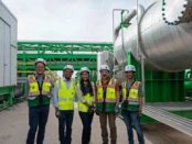Green ammonia plant starts operations in Denmark